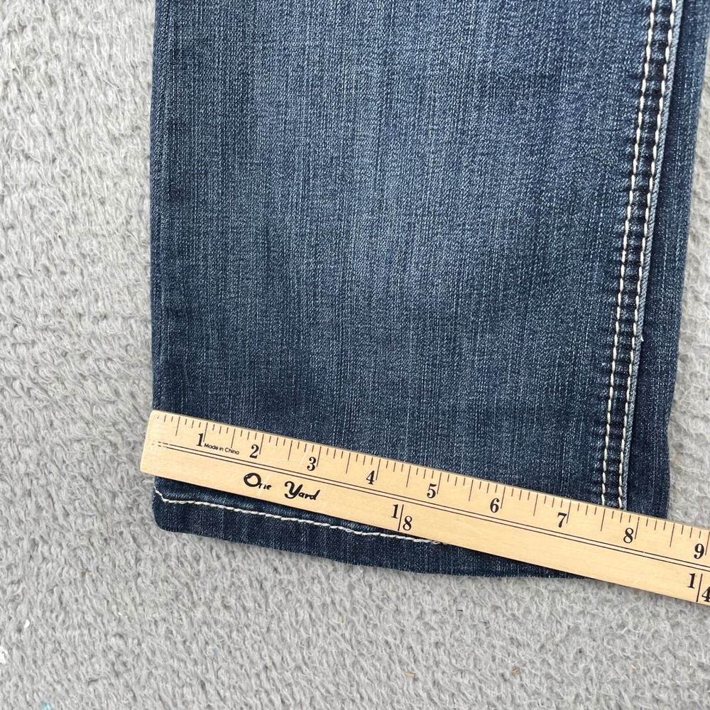 Ariat Jeans Womens 26R Blue REAL Mid Rise Bootcut Gemstone Performance Denim - Picture 9 of 12